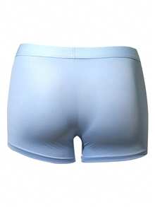 4pcs/Set Solid Color Silk-Like Men's Underwear, Including Men's Briefs, Men's Boxer Briefs And Men's Trunks - Multicolor - View 3