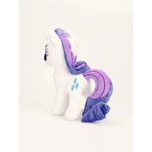 Hasbro 30 厘米我的小马驹毛绒动物玩偶，暮光闪闪萍琪派小蝶彩虹冲刺官方授权角色，适合女孩的柔软可拥抱毛绒玩具，适合女孩的理想生日假期可爱礼物 - 稀有度 - 查看 4