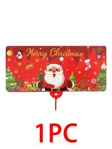 6/3/1pc Christmas Cash Red Envelope And Gift Card Set, Christmas Gift Box, Suitable For Christmas Party Gift Supplies, 10 Slot Red Envelopes With Santa Claus, Christmas Tree, Snowman Patterns, Surprise Christmas Gift Card Clip, Holiday Party Gift Box