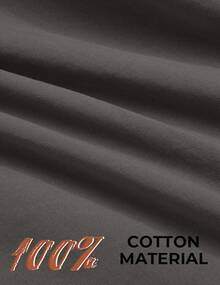 Mens Western Cowboy Shirt Long Sleeve Cotton Button Down Work Shirts With Pockets - Màu xám đen - Xem 5