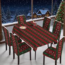1 ou 4 ensembles de table et chaises avec motifs de Noël ou de flocons de neige, ensemble de table et chaises saisonniers de 45 x 60 cm, décoration de table de fête, décoration de la maison, décoration de Noël, fournitures de fête