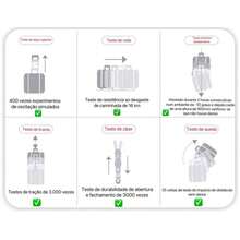 Anac Standard Travel Suitcase 10KG 55x35x25cm Board With Expandable Zipper Removable Wheels Hand Luggage Can Take In The Airplane Cabin - 香檳色 - 查看 11