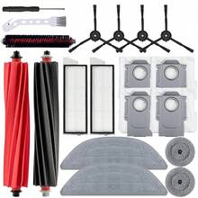 Replacement Parts For S8 MaxV Ultra/G20S Robot Vacuum Cleaner, Accessories Include Detachable Brush Head/Main Brush/Roller Brush, Side Brush, HEPA Filter, Mop Pad, And Dust Bag. - Roborock - View 15