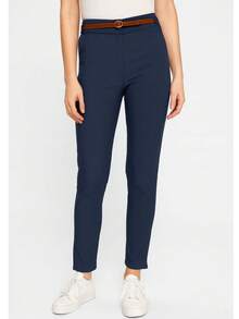 Pantalón de Vestir para Dama - Azul Marino - Ver 2