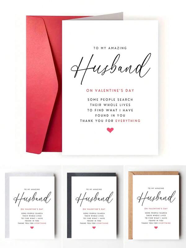 بطاقة عيد الحب لزوجي، بطاقة حب رومانسية لزوجي، بطاقة تهنئة عيد الحب الجميلة للأزواج، هدية عيد الحب الخاصة للأحباء