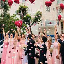 1000/500/300PCS Silk Rose Petals Wedding Holiday Party Decorations Purely Handmade Simulation Petals For Wedding Girl Aisle Sprinkling Table Confetti Centerpiece Bridal Shower Decoration Wedding Valentine's Day Party Decoration