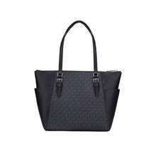 Michael Kors CHARLOTTE Women's One-Shoulder Tote Bag 35T0SCFT3B BLACK - Đen 35T0SCFT3B ĐEN - Xem 4