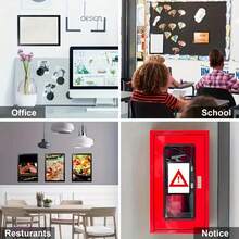 1pc A4/A5/A6 Magnetic Picture Frame/Display Decal (No Drill, Damage-Free Installation), Wall Art Frame, Poster, Ad, Photo, Certificate, Business License Display Frame - Multicolor - View 6
