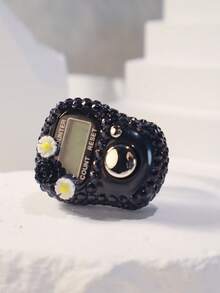 1pc/5pcs/10pcs New Counter, Ramadan, Christmas, Halloween, Holiday, Electronic Manual Button Counter, Compact Mini Portable Ring Counter, Thumb Press Counter - Multicolor - View 9