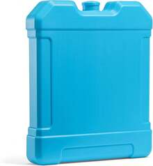 Cool Coolers by , bloque de hielo para congelador XL, paquete de hielo grande y potente, perfecto para enfriador aislado, bolsa de playa, enfriador de mochila y más, 1 paquete, azul - 1 - Ver 8