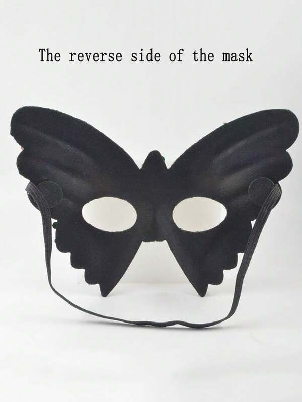 1 Piece Halloween Masquerade Ball Mask, Ghost Festival Venice Patchwork Sequin Butterfly Princess Party Christmas Mask.