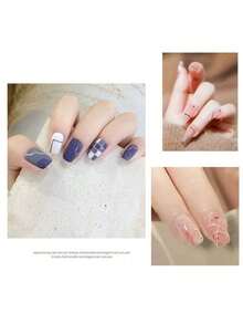 7/9/11mm Nail Art Brushes Kit UV Gel Painting Brush Manicure Brush T-627-2 - 彩色 - 查看 7