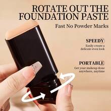 5Color Dual -Ended RAVE LADY Foundation Concealer Stick, Dual-Endedwith Built-In Brush, Moisturizing & Lightweight - 01# IVORY - 查看 6