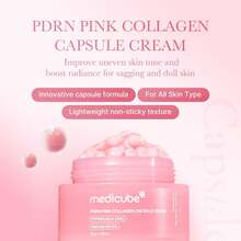 Medicube Salmon DNA PDRN Pink Collagen Capsule Cream 55g, Face Moisturizer | Lightweight Moisturizing Cream | PDRN, Niacinamide For Uneven Skin Tone, Glow Hydration | Korean Skin Care 1.94 Oz - Collagen hồng PDRN - Xem 2