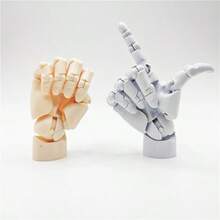 New Ultra-Soft Articulated Right Hand Model, 1/2 Knuckle Movable, Painting Mannequin, Posable Doll, Birthday/Christmas/Halloween Gift, Perfect Present - Multicolor - View 6