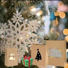 25pcs Kraft Paper Bag 6x3.25x8  8x4.25x10.5  Brown Paper Bag With Handle Gift Bag Retail Merchandise Bag Shopping Birthday Wedding Party Gift Bag - 6x3,25x8 - Xem 6