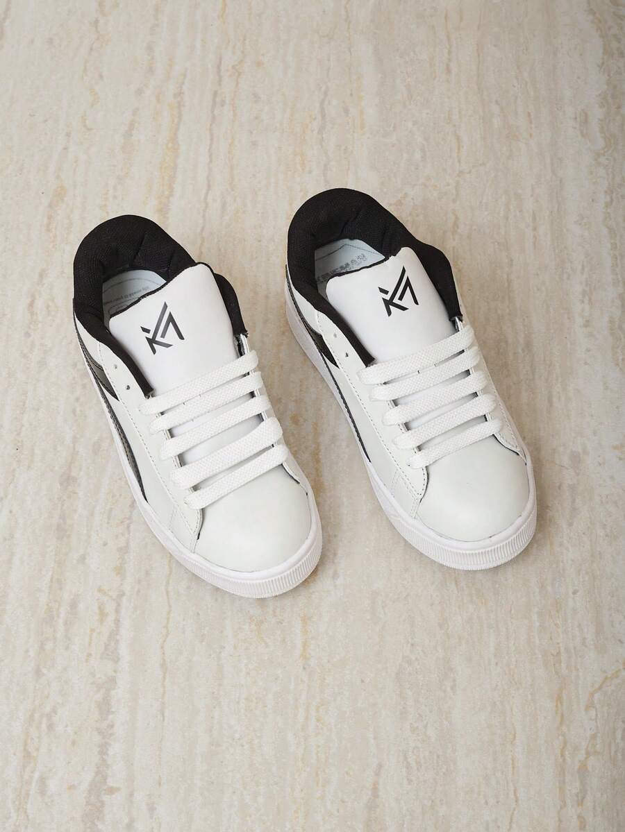 Men Sneakers - Black and White - View 1