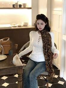 Women Sweaters - White - View 5