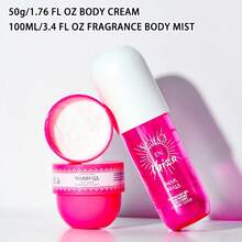 Wish 2-Piece Set, SOLO EN IBIZA Body & Hair Fragrance Mist And Body Cream Gift Box For Men And Women, Long Lasting Fragrance, 4 Different Scent, Perfect For Holiday Gifts, Dating, Daily Life, Parties, 3.4 Fl Oz Perfume, 50g Body Cream - 2-Piece Set C - 查看 6