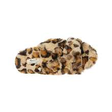 Madewell Crisscross Slippers Womens US 6 Brown Leopard Faux Fur Slip On JOBB1984 - 棕色 - 查看 5