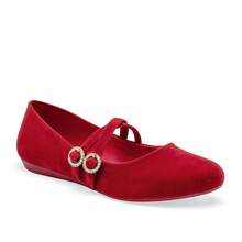 Pakar Zapaterias Clasben Women's Ballerina Shoes In Red - 紅色 - 查看 1