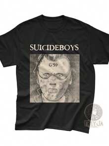 Suicide Boys Exclusive T-Shirt - Unisex Rap Music Tee - G59 Merch - Hip Hop Apparel Gift - Scrim Shi - Black - View 1