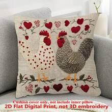 1 قطعة غطاء وسادة بتصميم رأس الغزال العتيق مقاس 17.7 * 17.7 بوصة من البوليستر - طباعة مسطحة الأبعاد باللون الرمادي الداكن مع تفاصيل قرون طبيعية، مزود بسحاب للغسل الآلي، مناسب لتزيين الغرف المختلفة بدون إدراج وسادة، ديكور منزلي