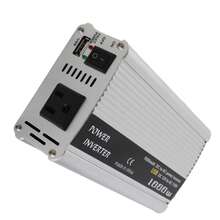 Inversor de onda sinusoidal pura de 1000 W, 12 V CC a 110 V CA inversor de corriente alterna para RV, microondas, fuera de la red, camión, refrigerador - Plateado - Ver 8