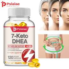 PSLALAE 7-Keto-DHEA Capsule - Appetite Control, Improve Digestion, Promoting Metabolism, Boosting Energy, And Enhancing Concentration - 120pcs - Một chai - Giai đoạn dùng thử - Xem 1