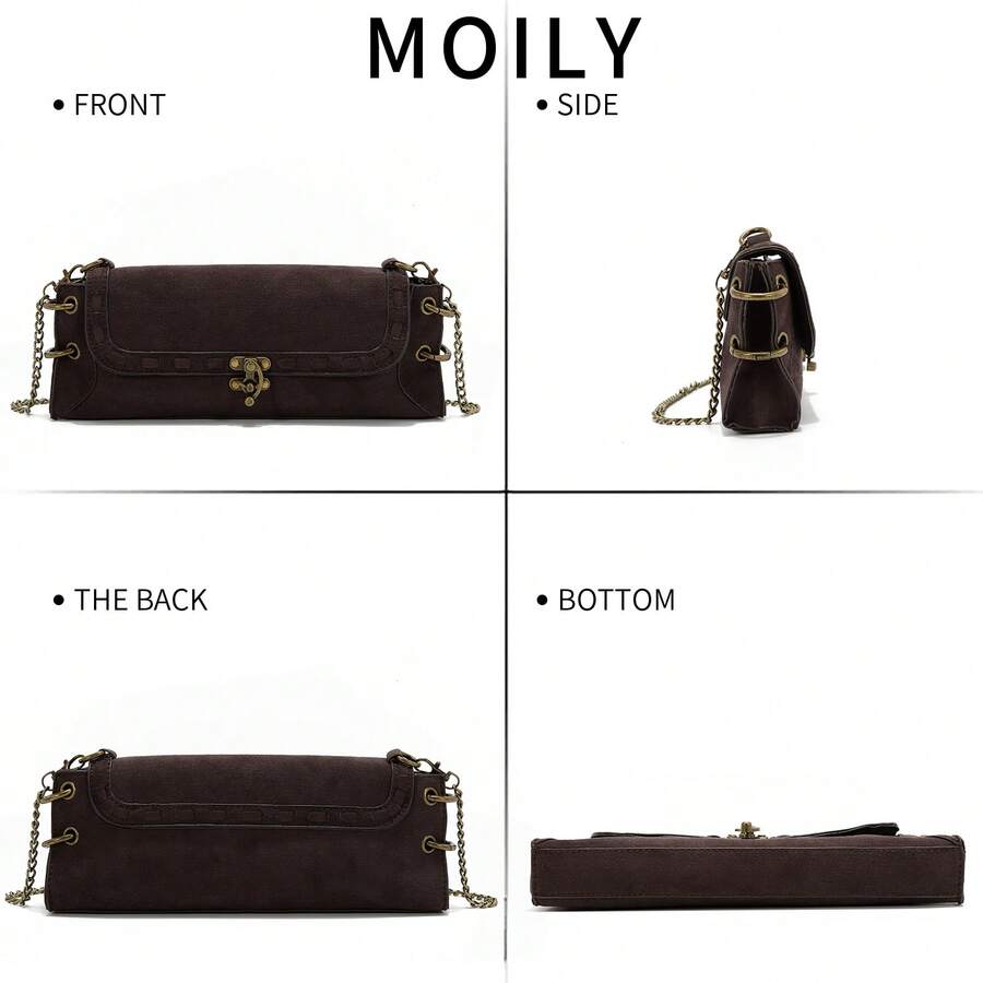 Túi đeo vai thời trang đa năng, túi đeo chéo, túi cầm tay, túi Bull - Màu Đỏ Sâu - Xem 1