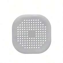 1pc Hair Drain Catcher, Square Drain Cover For Shower, Silicone Hair Stopper With Suction Cup, Sink Anti-Clog Filters, Tub Shower Floor Drain Plugs, Silicone Kitchen Deodorizer Plugs,Bathroom Tools Commercial Cleaning Services/Shops - 黑色 - 查看 9