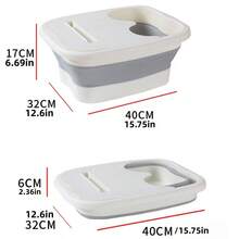 Bañera de pies plegable, bañera de pies portátil con tapa, cubo de remojo de pies plegable, bañera de pies con aumento de grosor para mejora de la salud, spa de masaje de pies con calefacción, masajeador de pies portátil, bañera de masaje de puntos de acupresión, apta para baño, sala de estar, dormitorio