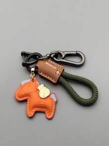 Handmade Leather Car Key Chain, Simple & Personalized Key Ring Lanyard For Men & Women - Have Money Immediately - View 17
