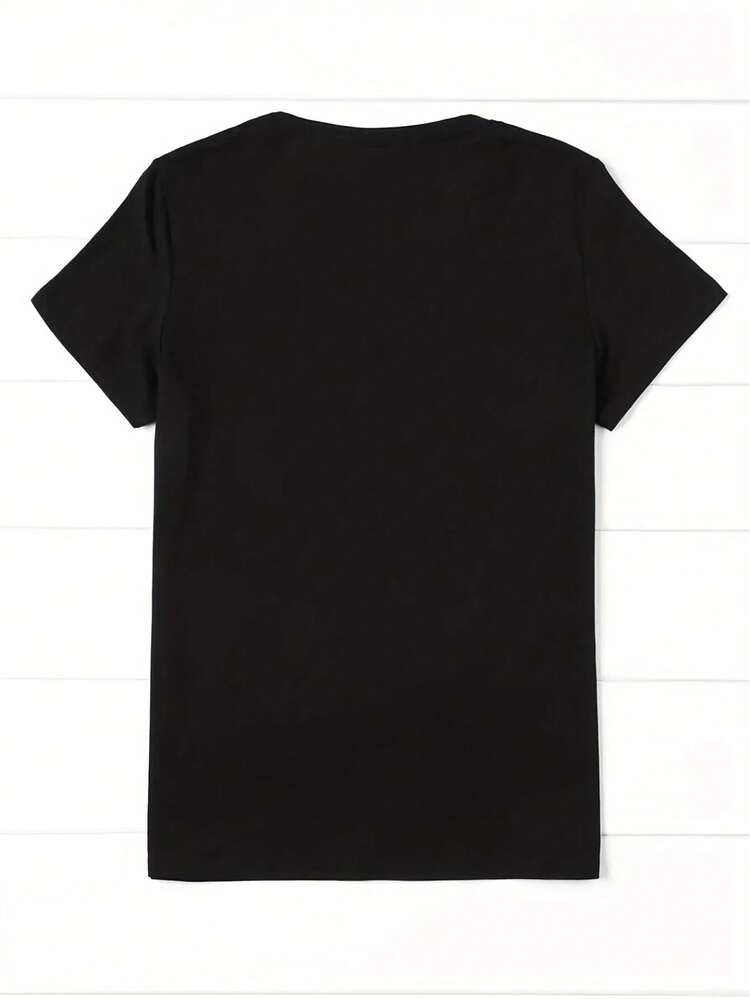 Women T-Shirts - 黑色 - 查看 2