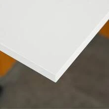 Folding Table Mobile Dining Table With Folding Worktop And Castors, Versatile Side Table For Kitchen And Dining Room In White - 1 - 查看 8