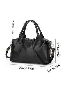 Women's Boston Bag, Handbag And Crossbody Bag, Large Capacity Commuter Bag,Shoulder Crossbody Bag,Spacious Work Tote, Lightweight Material Design,Adjustable Strap,Essential For Travel, Work And School - 彩色 - 查看 9