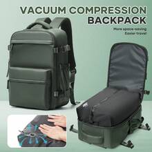 Vakuum-Kompression Rucksack - Nylon, leicht & wasserresistent - perfekt für Reisen, Wandern, Camping & Outdoor-Abenteuer - für Herren Großer Reiserucksack Multifunktionale Gepäckaufbewahrung Rucksack Reisetasche - Verschiedenfarbig - Übersicht 16