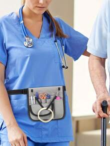 Túi đeo hông y tá, Túi đựng thiết bị y tế nhiều ngăn, Túi đựng đồ y tá (Có thể đựng ống nghe, kéo cắt băng, các vật dụng y tế khác, Túi chăm sóc y tế cho thú cưng) Đai lưng đựng đồ đa năng nhiều ngăn có thể điều chỉnh được, Túi đựng đồ dùng y tế, Túi đựng đồ y tế, Túi đeo hông y tá - Xem 6