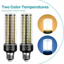 E26/E27 LED Corn Light Bulb 20W Indoor Kitchen Bathroom Bedroom Bright Recessed Ceiling Chandelier Lamps Bulbs AC85-265V Shop Office Candle Lamp E14 Hallway Reception Room Study Spotlight B22 No Flicker Eye Protection Home Decoration Lighting 3.5W/5W/7W/9W/12W/15W Soft Warm/Cool White 28/40/72/108/132/156/189leds