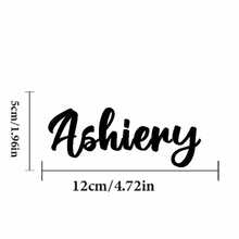 1 pieza Pegatina personalizada con nombre, texto de color aleatorio, calcomanía de arte para coche - Etiquetas adhesivas grandes - Ver 16