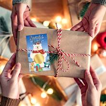 6pcs Festive Christmas Scratch-Off Game Cards For Adults, Paper Party Games & Activities Prop With Stickers, Santa, Snowman, Bear, Christmas TreeDesigns. Featherless, Non-Electric, 14+ Age Group, Festive Holiday Party Supplies & Raffle Tickets, Non-Cash Prize Raffle Fun For New Year Festivities