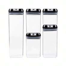 Food Storage Containers, 7  Plastic Cereal Storage Containers, Stackable Dry Food Storage Containers For Kitchen Pantry Organization - Multicolor - View 7