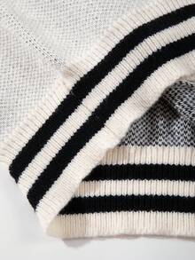 Men's Casual Loose Solid Color Cupid Heart Pattern Retro Versatile Commute V-Neck Button-Up Long Sleeve Cardigan Sweater, Autumn/Winter