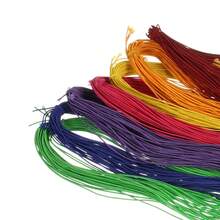 约 25 码/件 1 毫米弹性绳，弹性串珠绳，彩色松紧带，适用于 DIY 珠宝和发饰、手链项链串珠工艺用品，18 种颜色可选