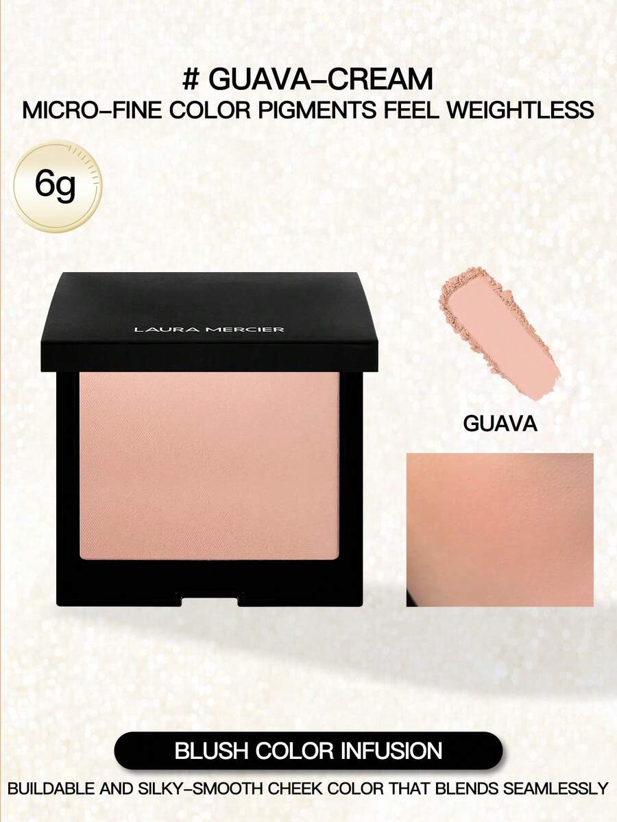 Laura Mercier 腮红色彩注入茶香/生姜香/玫瑰香/番石榴香/清新香型 6克 - 6g-奶油芭樂 - 查看 1