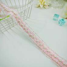 1 قطعة 2 ياردة/2.5 سم شريط دانتيل مطوي مرن مزين باللؤلؤ، قماش DIY للملابس، حاشية التنورة، ديكور المنسوجات المنزلية، شريط مطاطي لتصميم الملابس