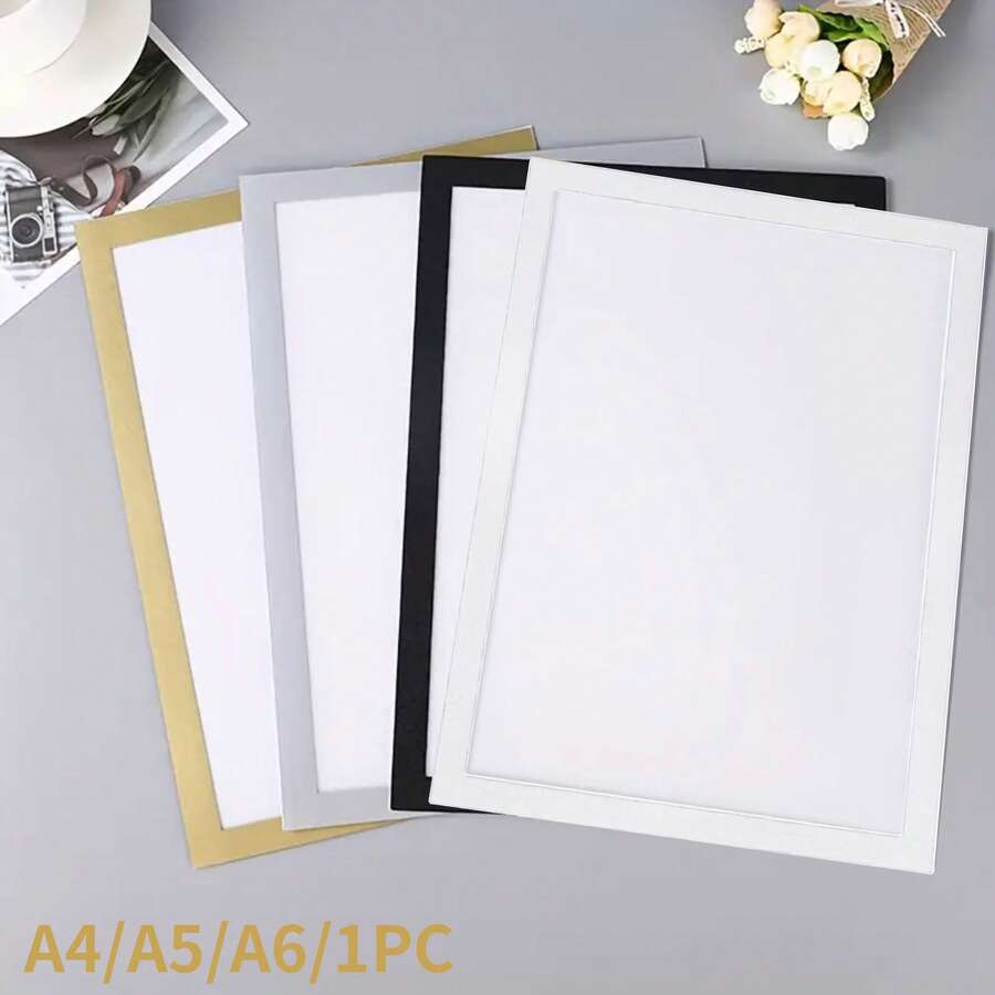 1pc A4/A5/A6 Magnetic Picture Frame/Display Decal (No Drill, Damage-Free Installation), Wall Art Frame, Poster, Ad, Photo, Certificate, Business License Display Frame