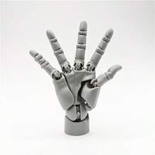 New Ultra-Soft Articulated Right Hand Model, 1/2 Knuckle Movable, Painting Mannequin, Posable Doll, Birthday/Christmas/Halloween Gift, Perfect Present - Multicolor - View 14