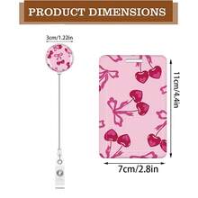 1pc (Badge Clip + Card Holder) Minimalist White Flower Nurse Badge Reel, Retractable ID Card Holder Clip, Versatile For Teachers, Daily Healthcare, Business Use, Nurse's Day Gift (Minimalist Style)