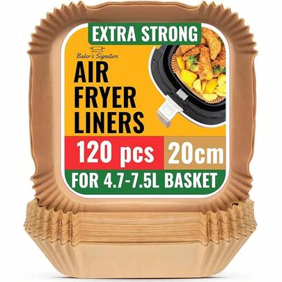 Round Air Fryer Liners Disposable 125Pcs â 8 Inch Air Fryer Paper Liner Parchment For , Tefal And More â Unbleached, For Baking, Roasting Or Cooki